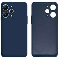 Силиконовый чехол для Xiaomi Redmi 12 Silicone Case Full Dark Blue