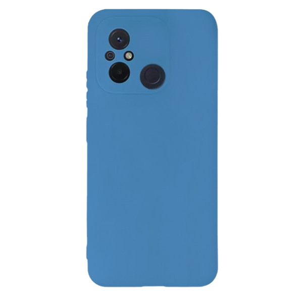 Силиконовый чехол для Xiaomi Redmi 12C Silicone Case Full Azure
