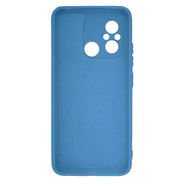 Силиконовый чехол для Xiaomi Redmi 12C Silicone Case Full Azure
