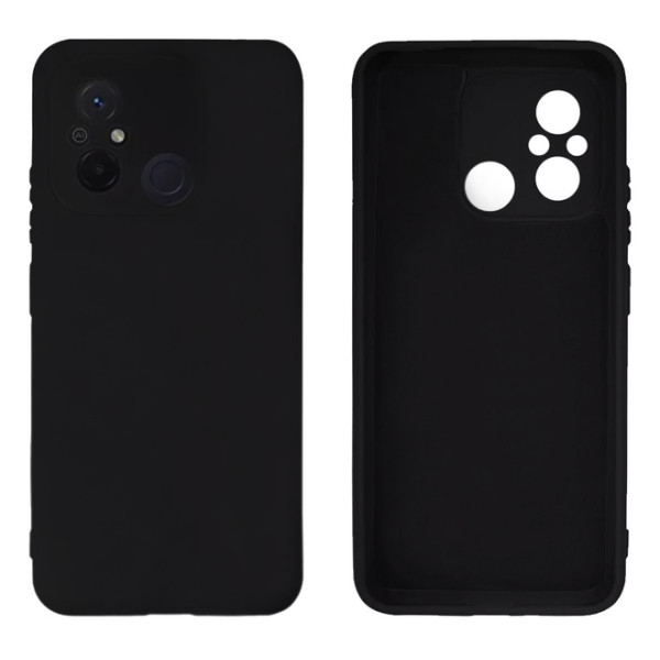 Силіконовий чохол для Xiaomi Redmi 12C Silicone Case Full Black