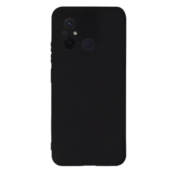 Силіконовий чохол для Xiaomi Redmi 12C Silicone Case Full Black