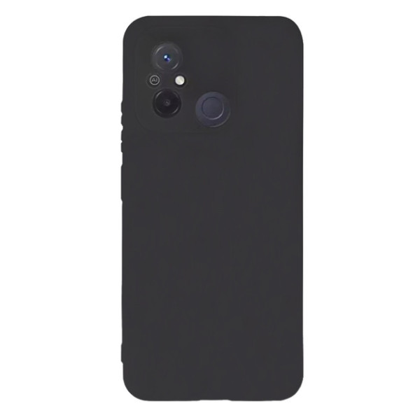 Силиконовый чехол для Xiaomi Redmi 12C Silicone Case Full Dark Grey