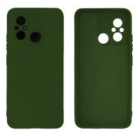 Силиконовый чехол для Xiaomi Redmi 12C Silicone Case Full Forest Green