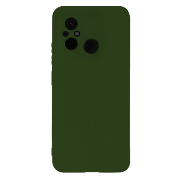 Силиконовый чехол для Xiaomi Redmi 12C Silicone Case Full Forest Green