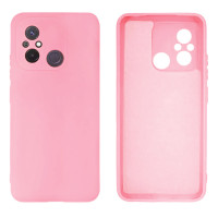 Силиконовый чехол для Xiaomi Redmi 12C Silicone Case Full Light Pink
