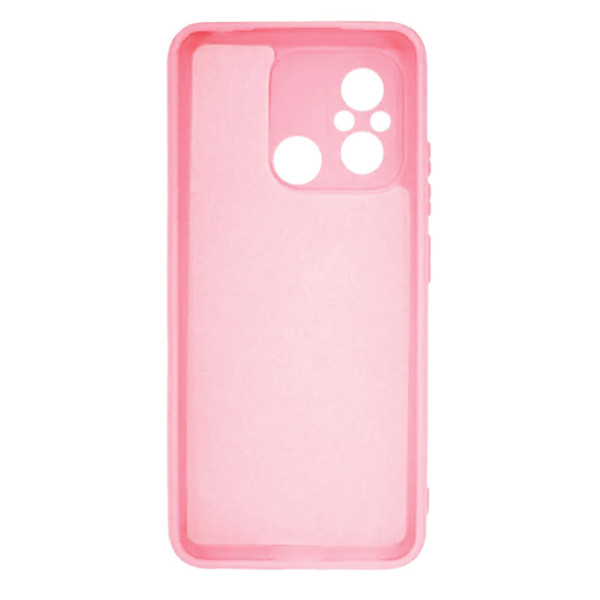 Силиконовый чехол для Xiaomi Redmi 12C Silicone Case Full Light Pink