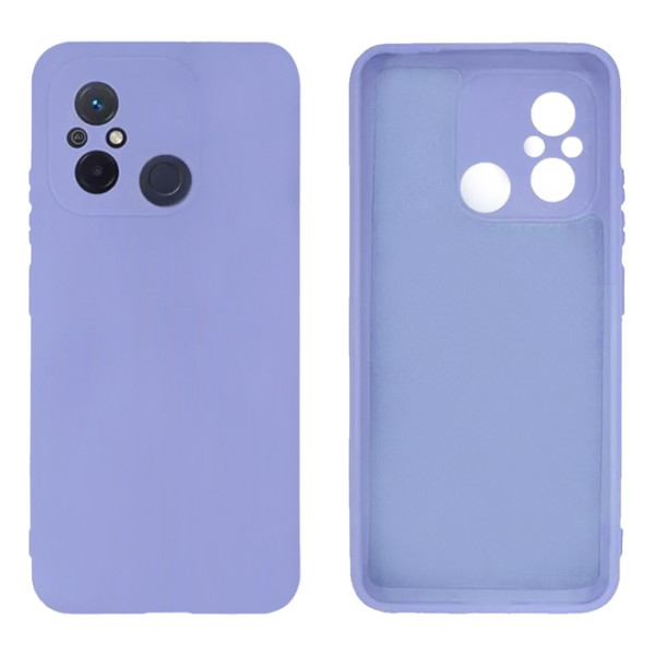 Силіконовий чохол для Xiaomi Redmi 12C Silicone Case Full Light Purple