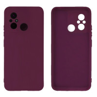 Силіконовий чохол для Xiaomi Redmi 12C Silicone Case Full Marsala