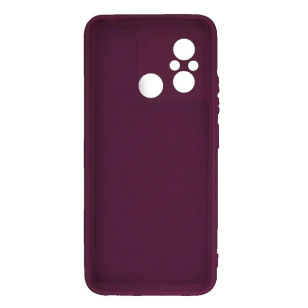 Силиконовый чехол для Xiaomi Redmi 12C Silicone Case Full Marsala