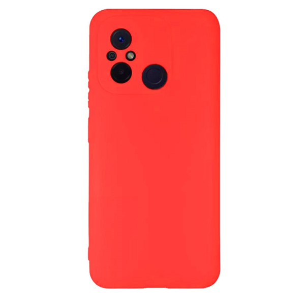 Силиконовый чехол для Xiaomi Redmi 12C Silicone Case Full Red