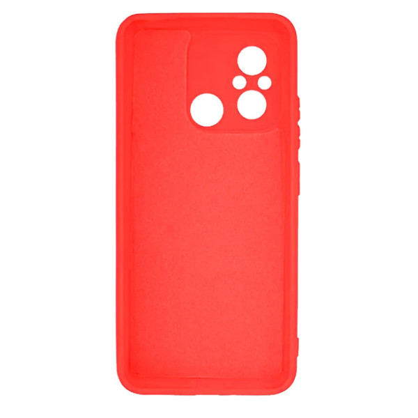 Силиконовый чехол для Xiaomi Redmi 12C Silicone Case Full Red