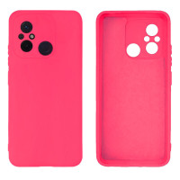 Силиконовый чехол для Xiaomi Redmi 12C Silicone Case Full Shiny Pink