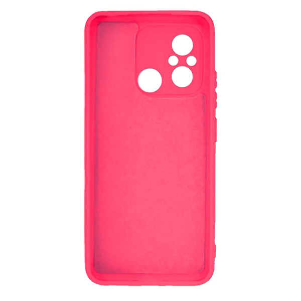 Силиконовый чехол для Xiaomi Redmi 12C Silicone Case Full Shiny Pink
