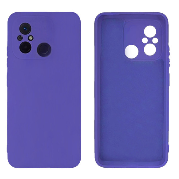 Силиконовый чехол для Xiaomi Redmi 12C Silicone Case Full Ultraviolet
