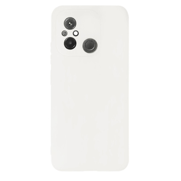 Силиконовый чехол для Xiaomi Redmi 12C Silicone Case Full White
