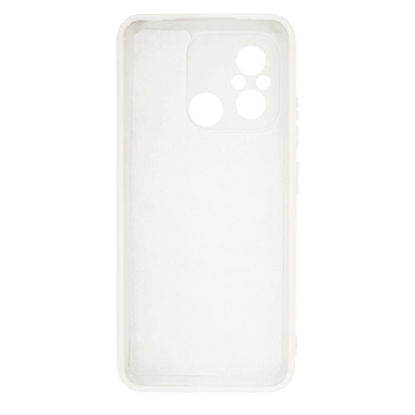Силиконовый чехол для Xiaomi Redmi 12C Silicone Case Full White