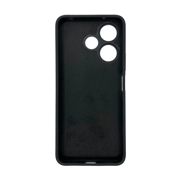 Силіконовий чохол для Xiaomi Redmi 13 / Poco M6 4G Silicone Case Full Black