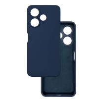 Силіконовий чохол для Xiaomi Redmi 13 / Poco M6 4G Silicone Case Full  Dark Blue