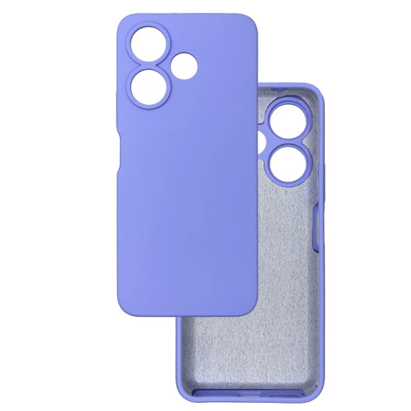 Силіконовий чохол для Xiaomi Redmi 13 / Poco M6 4G Silicone Case Full Light Purple