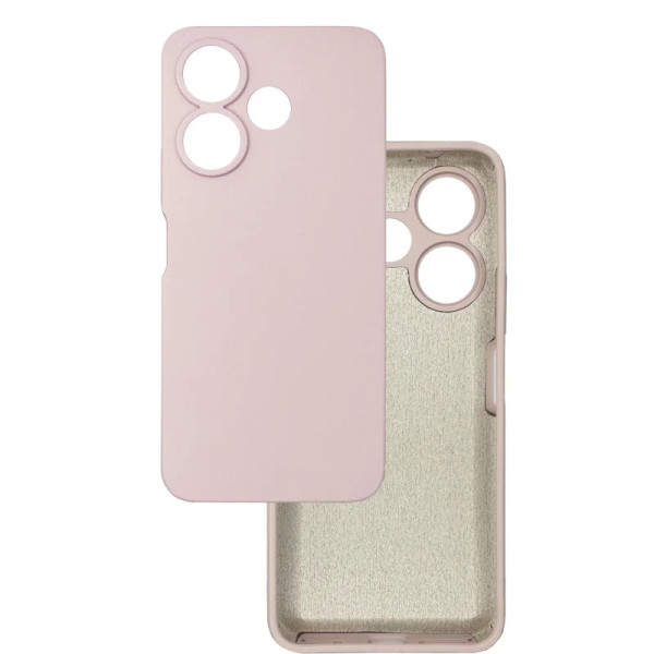 Силіконовий чохол для Xiaomi Redmi 13 / Poco M6 4G Silicone Case Full Pink Sand