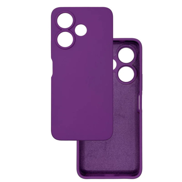 Силіконовий чохол для Xiaomi Redmi 13 / Poco M6 4G Silicone Case Full Purple
