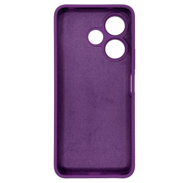 Силіконовий чохол для Xiaomi Redmi 13 / Poco M6 4G Silicone Case Full Purple