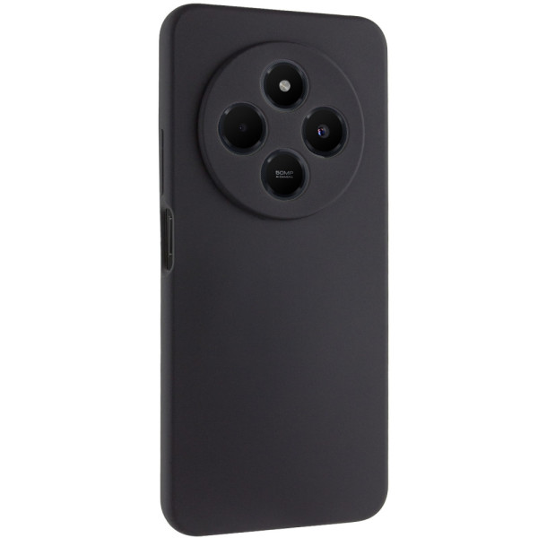 Силиконовый чехол для Xiaomi Redmi 14C / Poco C75 Silicone Case Full Black