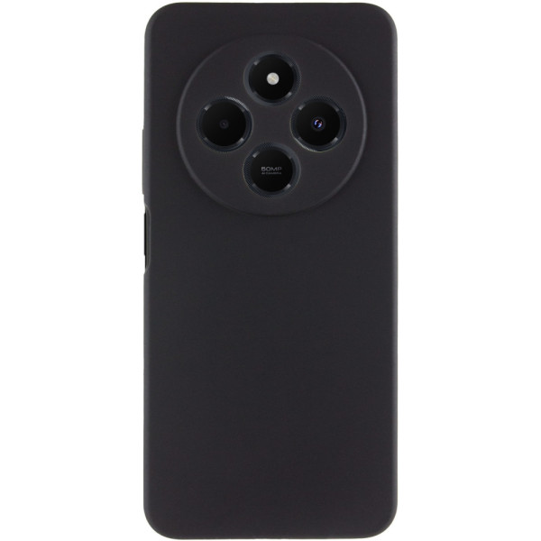 Силиконовый чехол для Xiaomi Redmi 14C / Poco C75 Silicone Case Full Black
