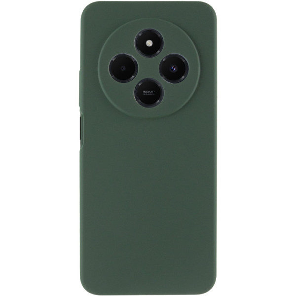 Силиконовый чехол для Xiaomi Redmi 14C / Poco C75 Silicone Case Full Forest Green