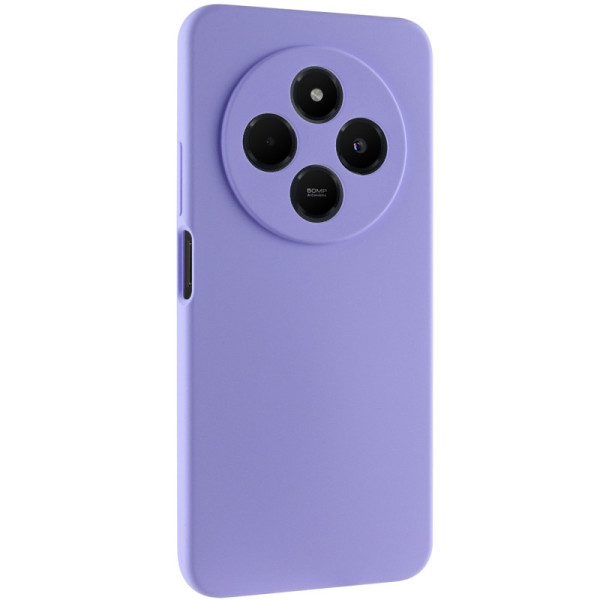 Силиконовый чехол для Xiaomi Redmi 14C / Poco C75 Silicone Case Full Light Purple