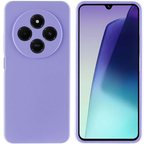 Силиконовый чехол для Xiaomi Redmi 14C / Poco C75 Silicone Case Full Light Purple