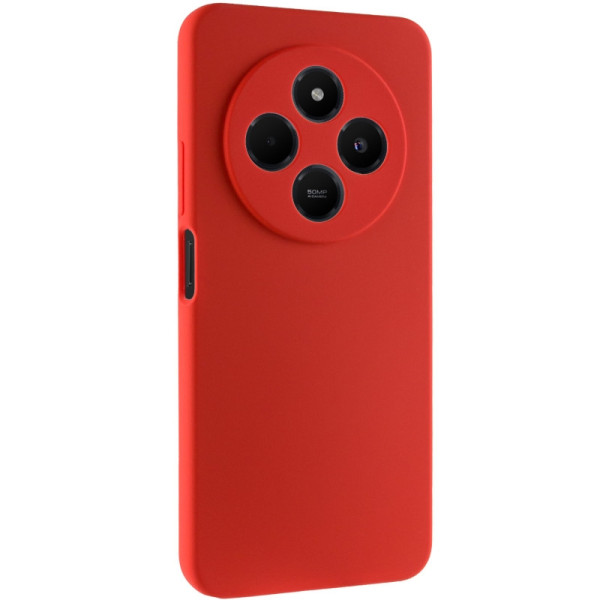 Силиконовый чехол для Xiaomi Redmi 14C / Poco C75 Silicone Case Full Red