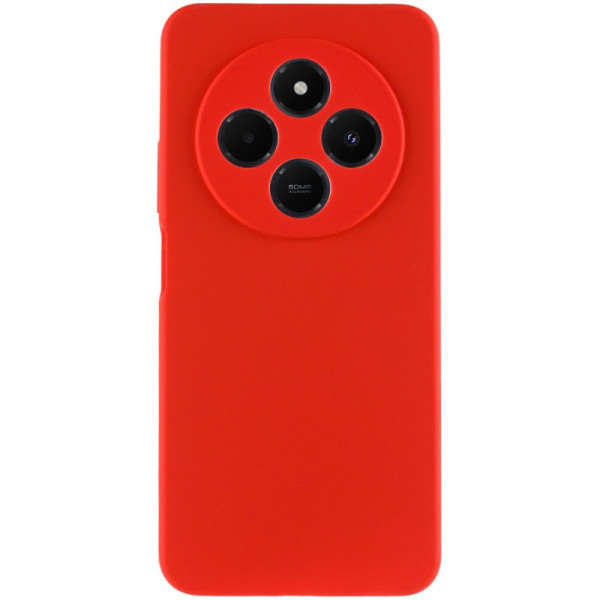 Силиконовый чехол для Xiaomi Redmi 14C / Poco C75 Silicone Case Full Red