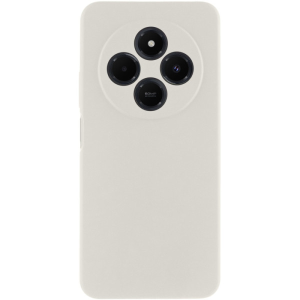 Силиконовый чехол для Xiaomi Redmi 14C / Poco C75 Silicone Case Full White