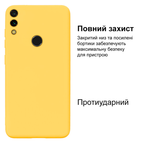 Силіконовий чохол для Xiaomi Redmi 7 Silicone Case Full Lemonade