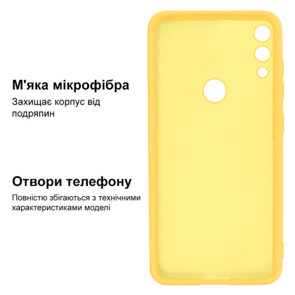 Силіконовий чохол для Xiaomi Redmi 7 Silicone Case Full Lemonade
