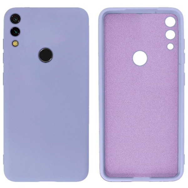 Силиконовый чехол для Xiaomi Redmi 7 Silicone Case Full Light Purple