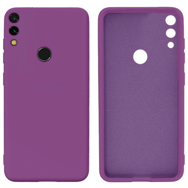 Силиконовый чехол для Xiaomi Redmi 7 Silicone Case Full Purple