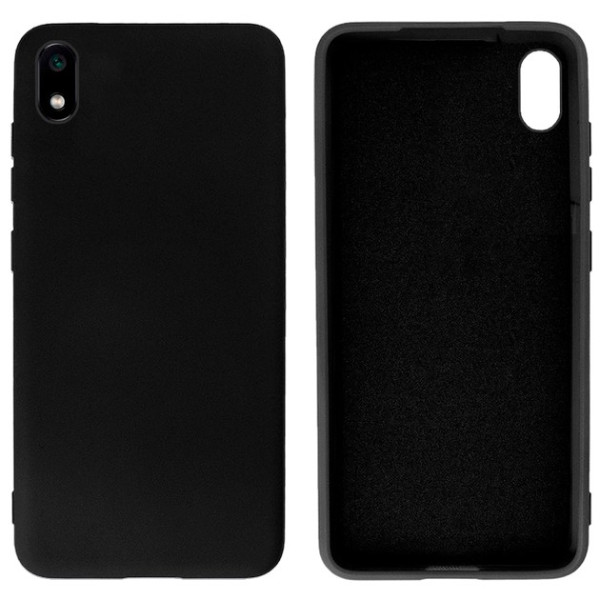 Силиконовый чехол для Xiaomi Redmi 7A Silicone Case Full Black
