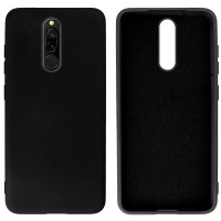 Силиконовый чехол для Xiaomi Redmi 8 Silicone Case Full Black