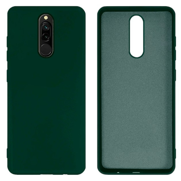 Силиконовый чехол для Xiaomi Redmi 8 Silicone Case Full Forest Green