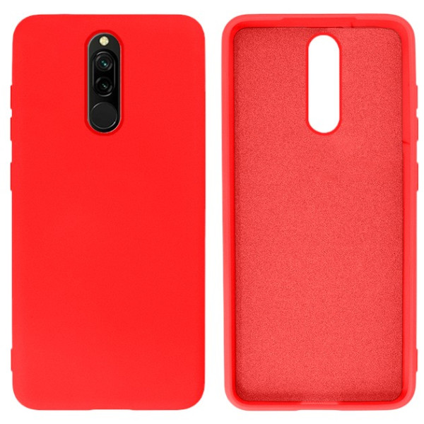Силиконовый чехол для Xiaomi Redmi 8 Silicone Case Full Red