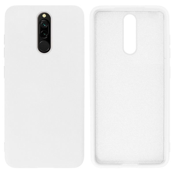 Силиконовый чехол для Xiaomi Redmi 8 Silicone Case Full White