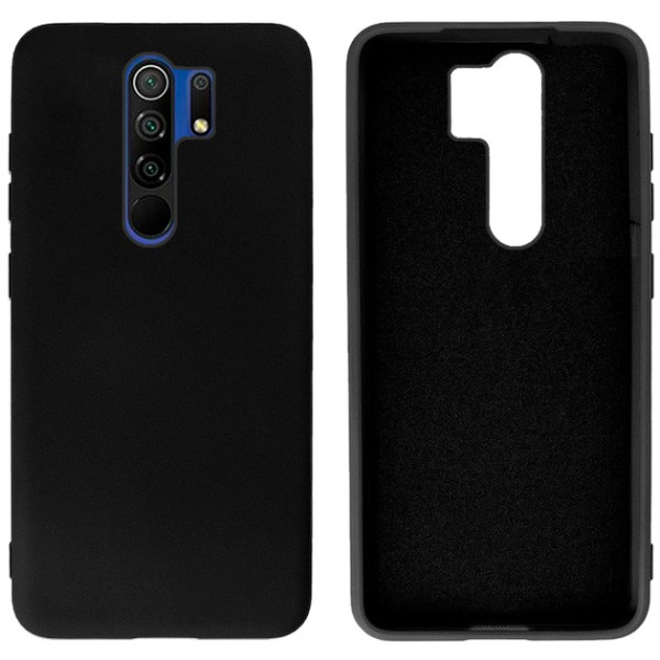 Силиконовый чехол для Xiaomi Redmi 9 Silicone Case Full Black