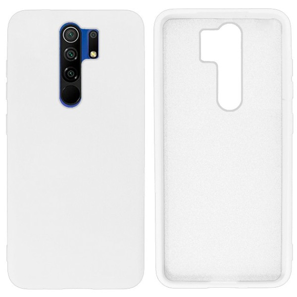 Силиконовый чехол для Xiaomi Redmi 9 Silicone Case Full White