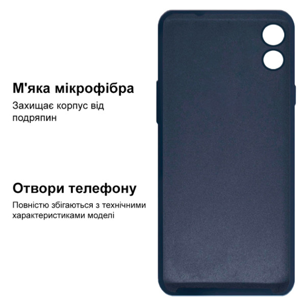 Силіконовий чохол для Xiaomi Redmi 9A Silicone Case Full Dark Blue