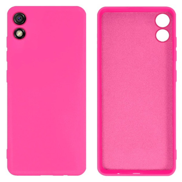 Силиконовый чехол для Xiaomi Redmi 9A Silicone Case Full Shiny Pink