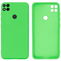 Силіконовий чохол для Xiaomi Redmi 9C Silicone Case Full Neon Green