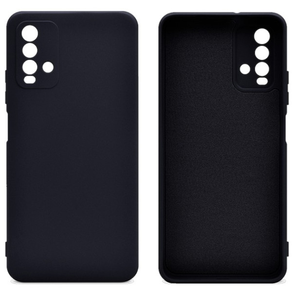 Силиконовый чехол для Xiaomi Redmi 9T Silicone Case Full Black