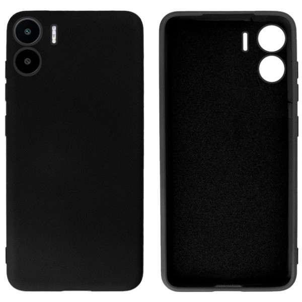 Силиконовый чехол для Xiaomi Redmi A1/A2 Silicone Case Full Black